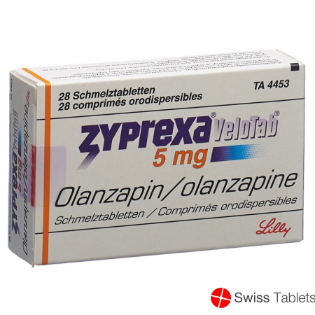 Zyprexa Velotab Tabletten 5mg 28 Stück buy online