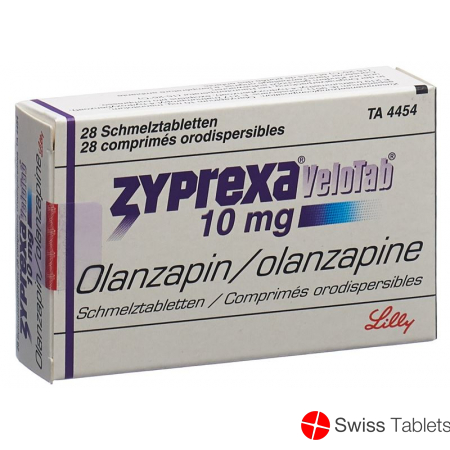 Zyprexa Velotab Tabletten 10mg 28 Stück buy online