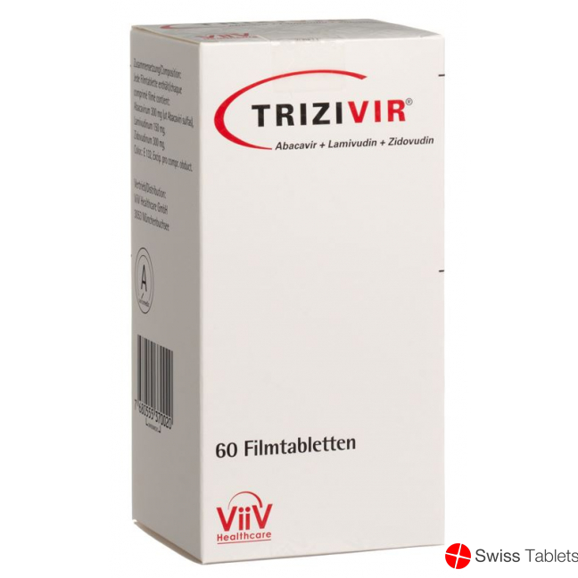 Trizivir Filmtabletten 300mg/150mg/300mg 60 Stück buy online