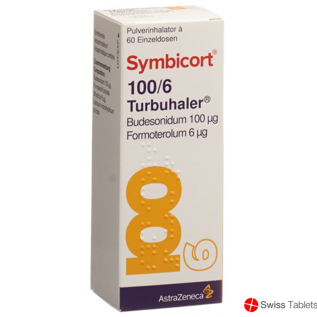 Symbicort 100/6 Turbuhaler 60 Dos buy online
