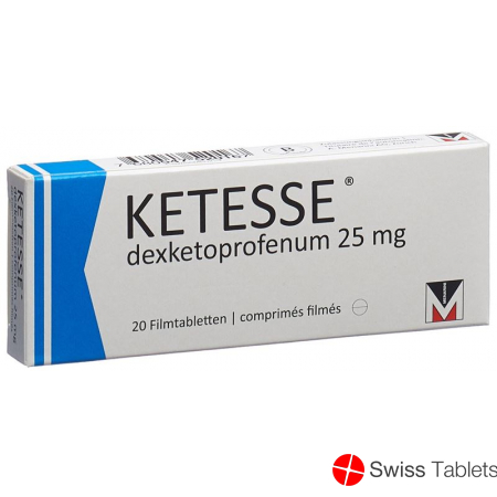 Ketesse Filmtabletten 25mg 20 Stück buy online