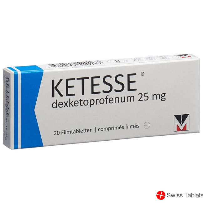 Ketesse Filmtabletten 25mg 20 Stück buy online
