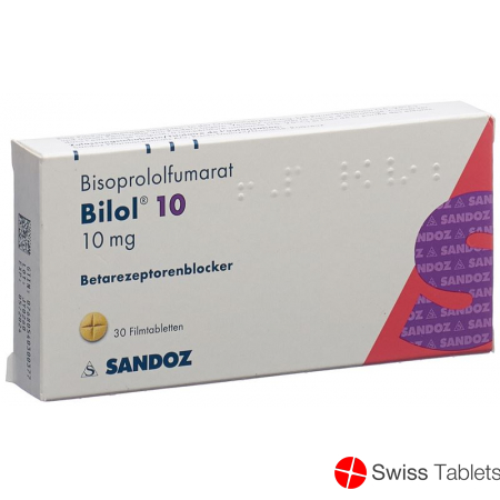 Bilol Filmtabletten 10mg 30 Stück buy online