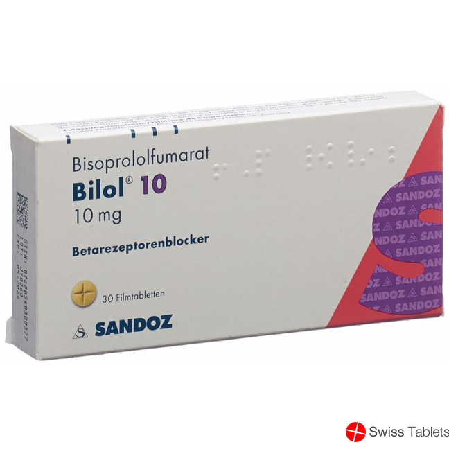 Bilol Filmtabletten 10mg 30 Stück buy online