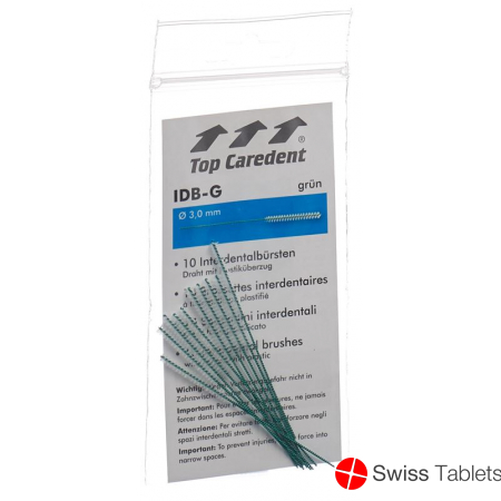 Top Caredent IDB-G Interdentalbürsten Grün 10 Stück buy online