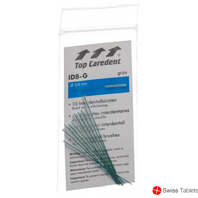 Top Caredent IDB-G Interdentalbürsten Grün 10 Stück buy online