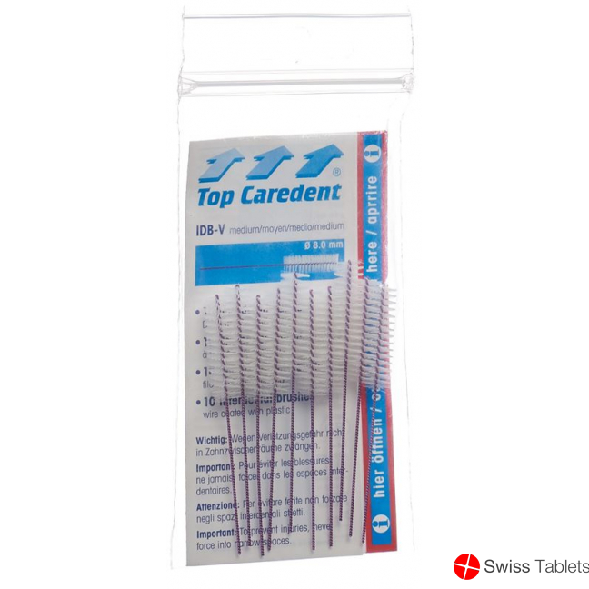 Top Caredent IDB-V Interdentalbürsten Violett 10 Stück buy online