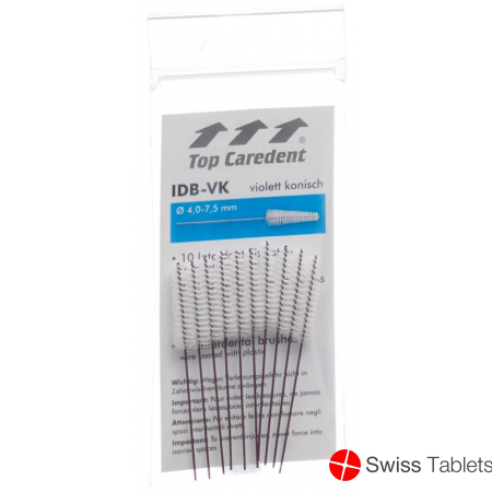 Top Caredent IDB-VK Interdentalbürsten Violet Konisch 10 Stück buy online