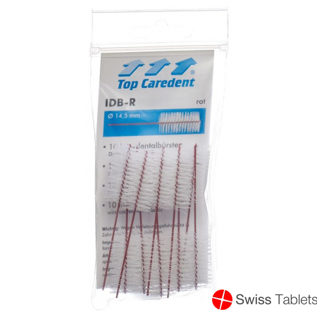 Top Caredent IDB-R Interdentalbürsten Rot 10 Stück buy online