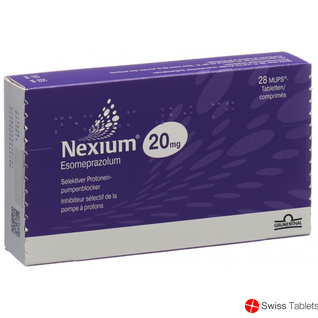 Nexium Mups 20 Tabletten 20mg 28 Stück buy online