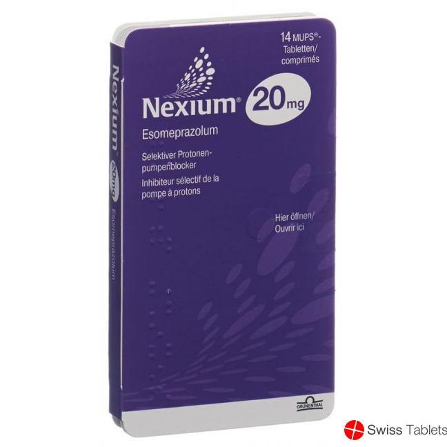 Nexium Mups 20 Tabletten 20mg 14 Stück buy online