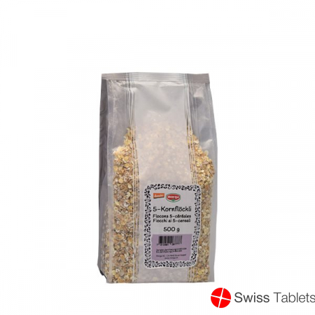 Holle 5 Kornflocken Knospe 500g buy online
