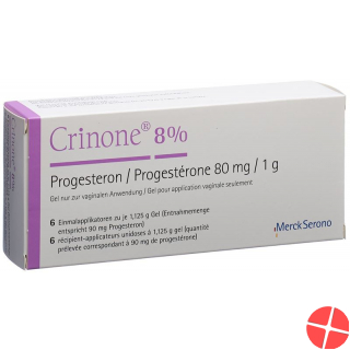 Crinone Vaginalgel 8% 6 Monodosis 1.125g