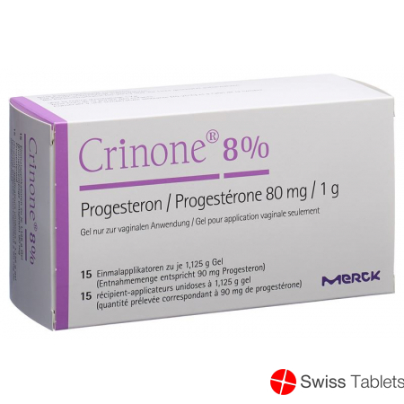 Crinone Vaginalgel 8% 15 Monodosis 1.125g buy online