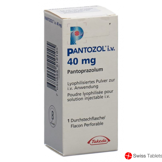 Pantozol Trockensubstanz 40mg i.v. Durchstechflasche buy online