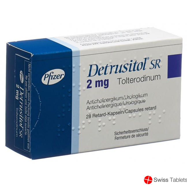 Detrusitol SR Retard Kapseln 2mg 28 Stück buy online