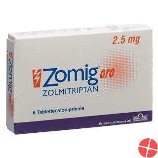 Zomig Oro Tabletten 2.5mg 6 Stück
