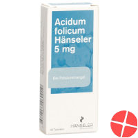 Acidum Folicum Haenseler Tabletten 5mg 20 Stück