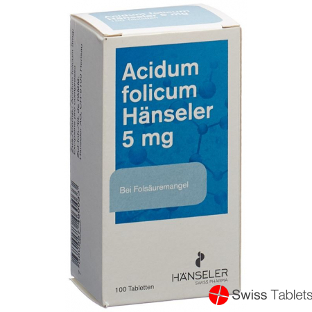 Acidum Folicum Haenseler Tabletten 5mg 100 Stück buy online