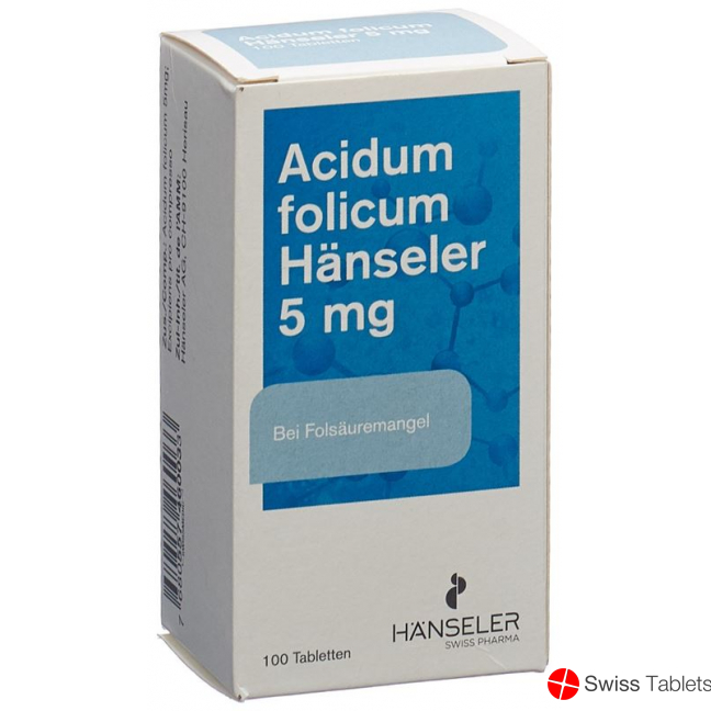 Acidum Folicum Haenseler Tabletten 5mg 100 Stück buy online