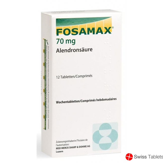 Fosamax Wochentabletten 70mg 12 Stück buy online