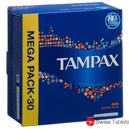 Tampax Super Plus Tampons 30 Stück buy online