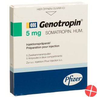 Genotropin Trockensubstanz 5mg C Solv Ampullen 5 Stück