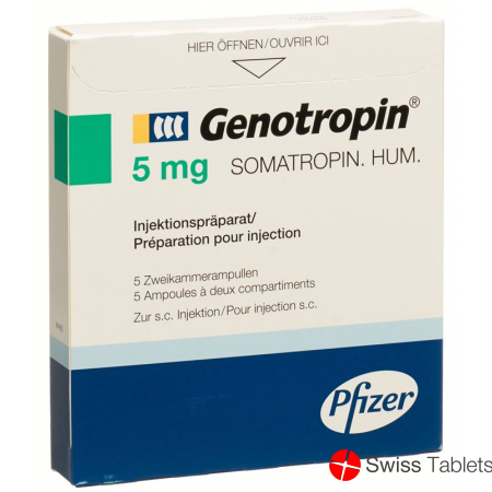 Genotropin Trockensubstanz 5mg C Solv Ampullen 5 Stück buy online