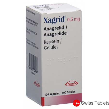 Xagrid Kapseln 0.5mg 100 Stück buy online