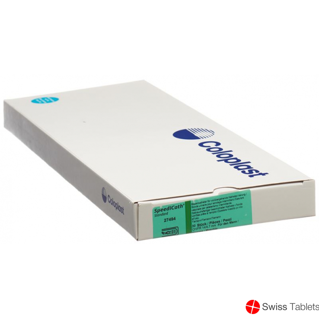 SpeediCath Tiemann Männer Einmalkatheter Grün 4.7/14mm 40cm lang 30 Stück buy online