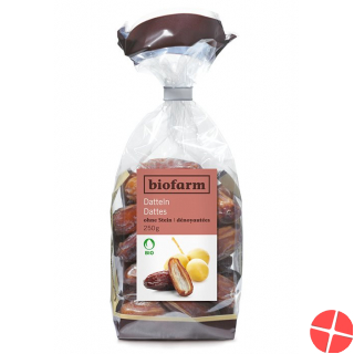 Biofarm Datteln ohne Stein Knospe Beutel 250g
