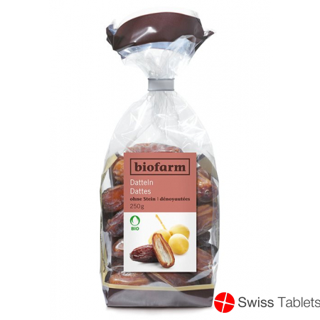 Biofarm Datteln ohne Stein Knospe Beutel 250g buy online