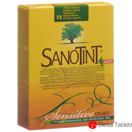 Sanotint Sensitive Light Hair Color 73 natural brown buy online