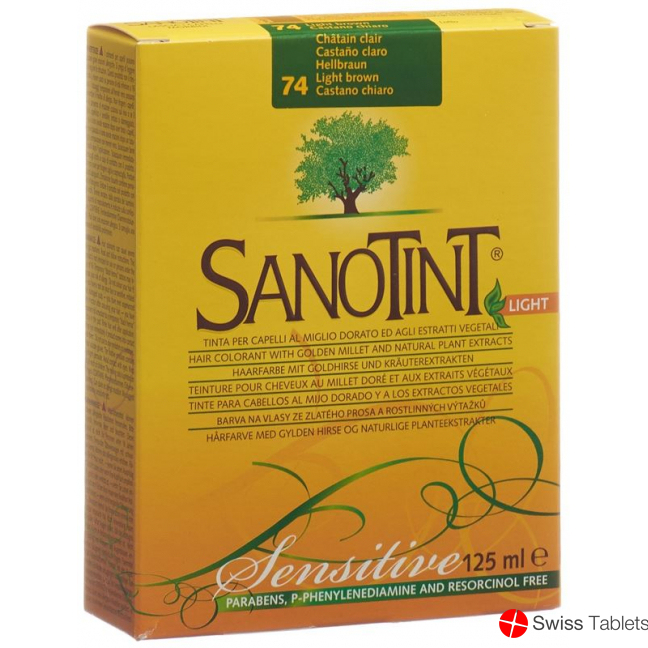 Sanotint Sensitive Light Hair Color 74 light brown buy online