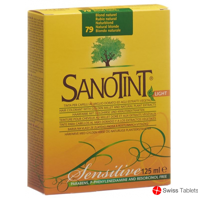 Sanotint Sensitive Light Hair Color 79 naturally blonde buy online