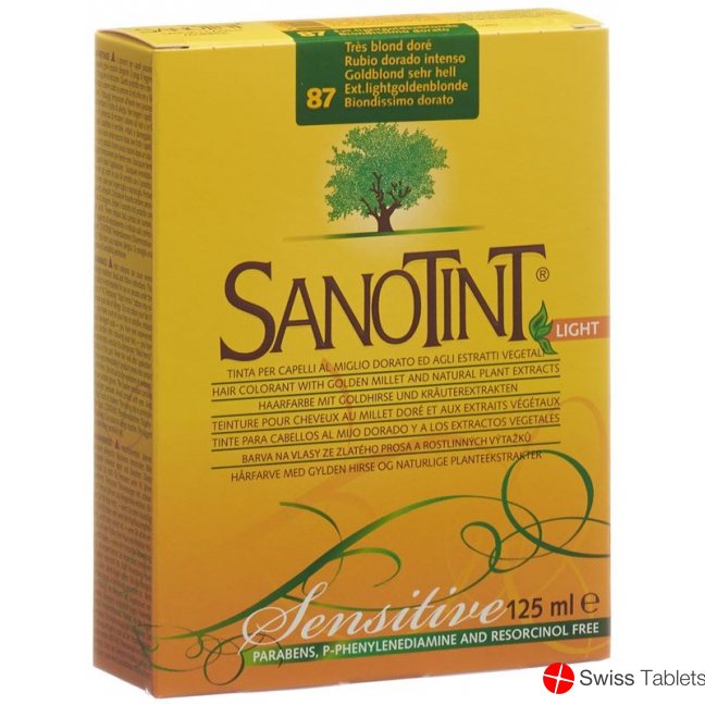 Sanotint Sensitive Light Hair Color 87 Honey Blonde Extra Light buy online