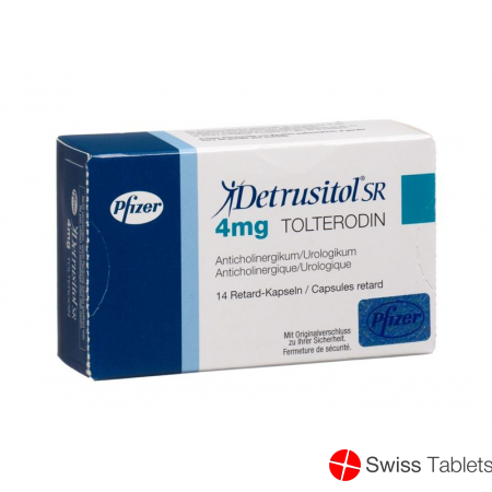 Detrusitol SR Retard Kapseln 4mg 14 Stück buy online