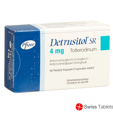 Detrusitol SR Retard Kapseln 4mg 56 Stück buy online