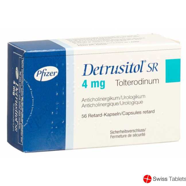Detrusitol SR Retard Kapseln 4mg 56 Stück buy online