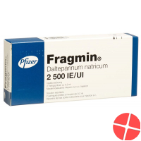 Fragmin Injektionslösung 2500 E/0.2ml 2 Fertigspritzen 0.2ml