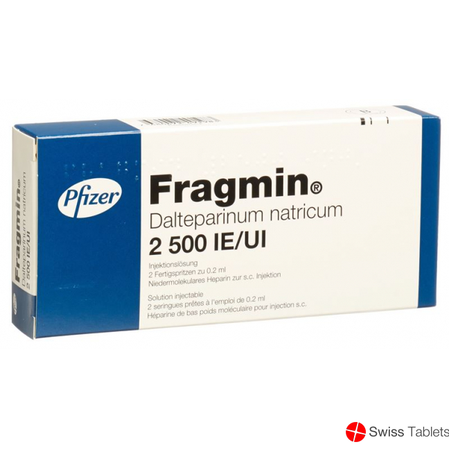 Fragmin Injektionslösung 2500 E/0.2ml 2 Fertigspritzen 0.2ml buy online