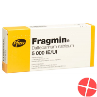 Fragmin Injektionslösung 5000 E/0.2ml 2 Fertigspritzen 0.2ml