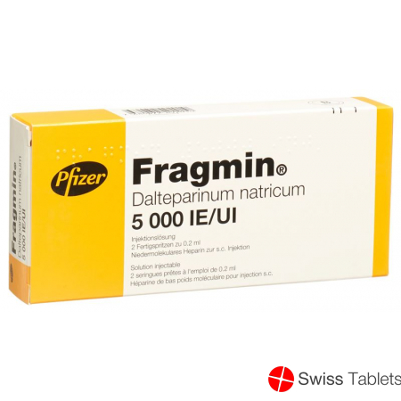 Fragmin Injektionslösung 5000 E/0.2ml 2 Fertigspritzen 0.2ml buy online