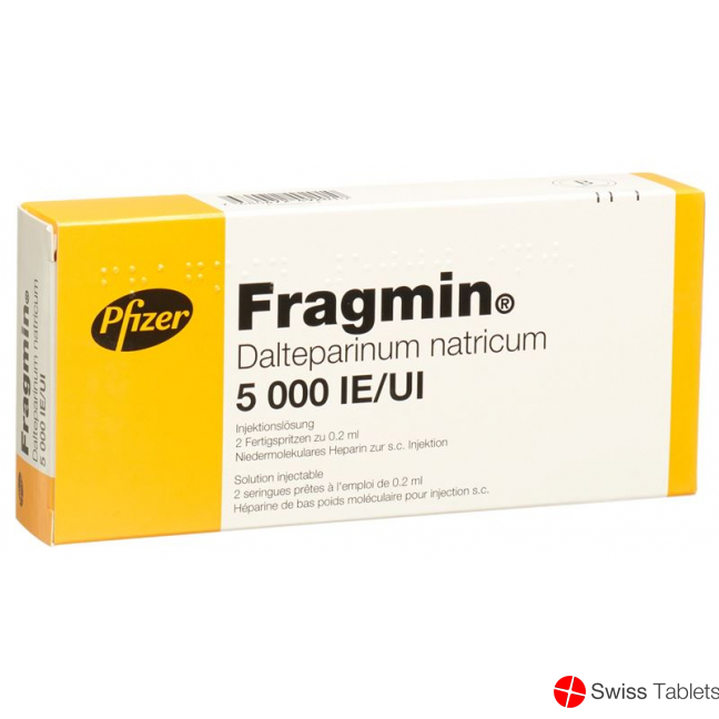Fragmin Injektionslösung 5000 E/0.2ml 2 Fertigspritzen 0.2ml buy online