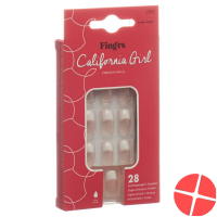 Fingers California Girl French Manic Nails