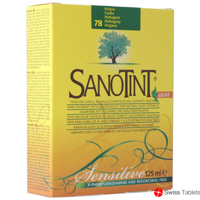 Sanotint Sensitive Light Hair Color 78 Mahogany Dark buy online
