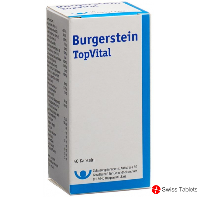 Burgerstein TopVital 40 capsules buy online