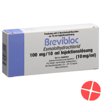 Brevibloc Injektionslösung 100mg/10ml 5 Ampullen 10ml