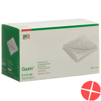 Gazin Mullkompresse 5x5cm 8-fach Steril 50x 2 Stück
