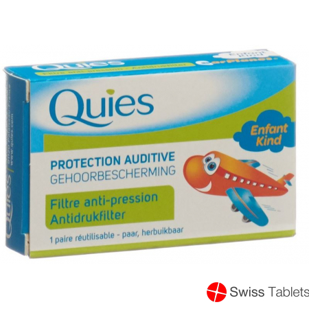 Quies Earplanes Überdruckgehörschutz Kinder 2 Stück buy online